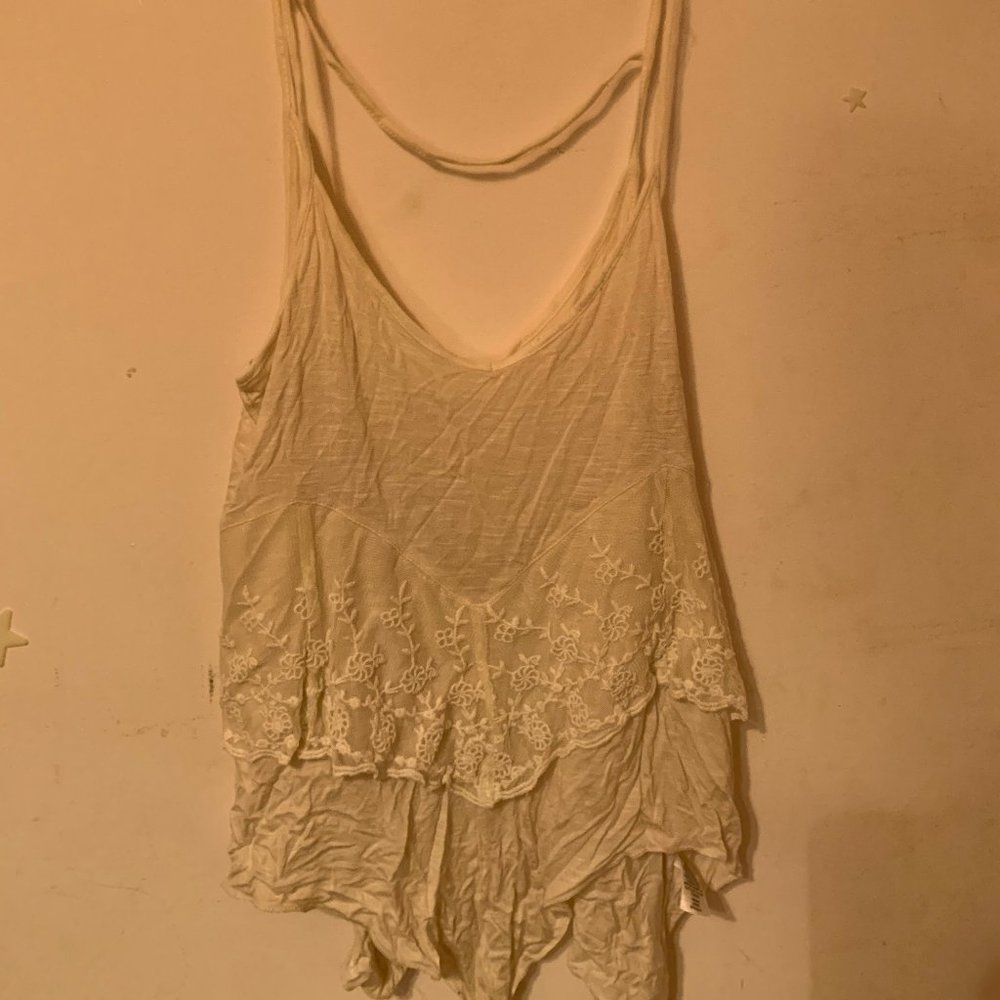 Ruffle Lace Tank